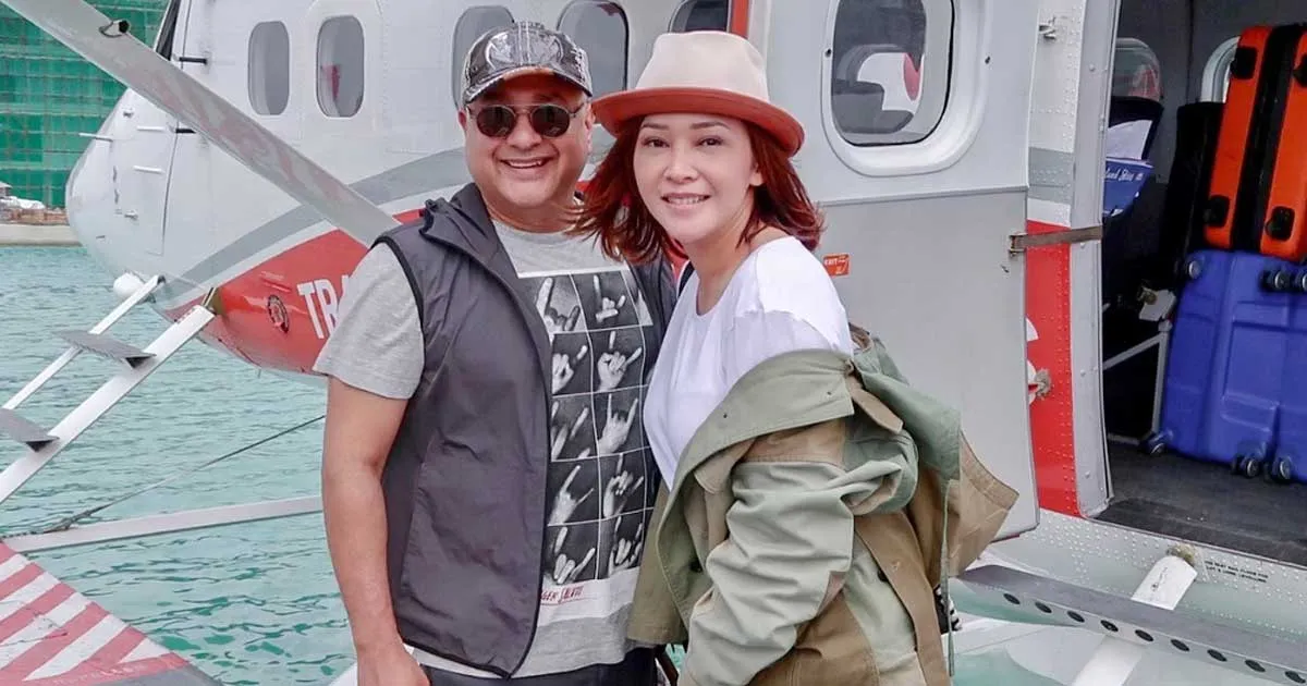 Intip Honeymoon Mahal Ala Maia Estianty dan Irwan Mussry di Maldives