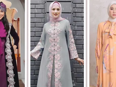 model-gamis-kekinian artis indonesia