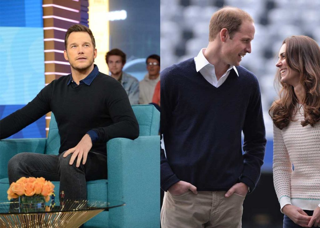 gaya chris pratt dan pangeran william kembar