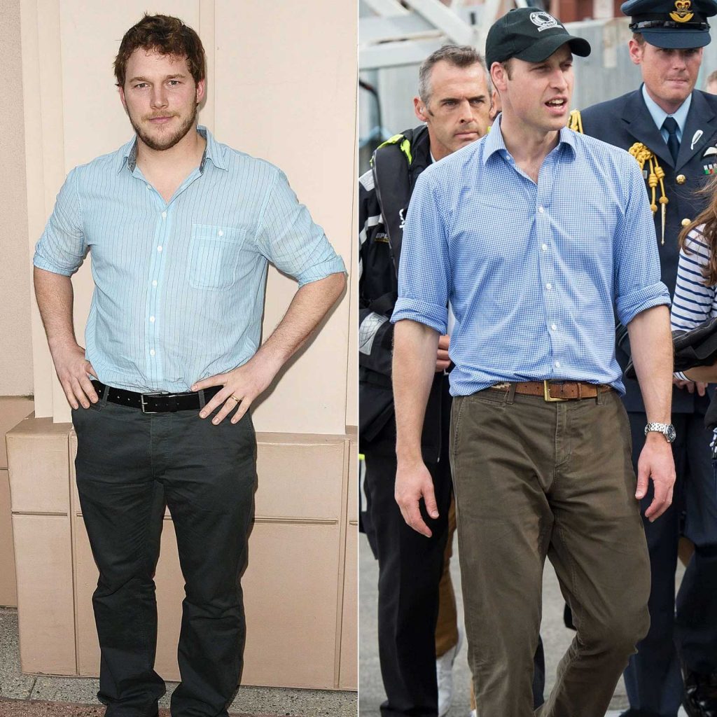 gaya chris pratt dan pangeran william kembar 2