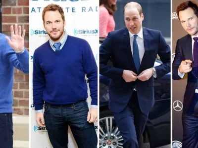 gaya chris pratt dan pangeran william kembar 6