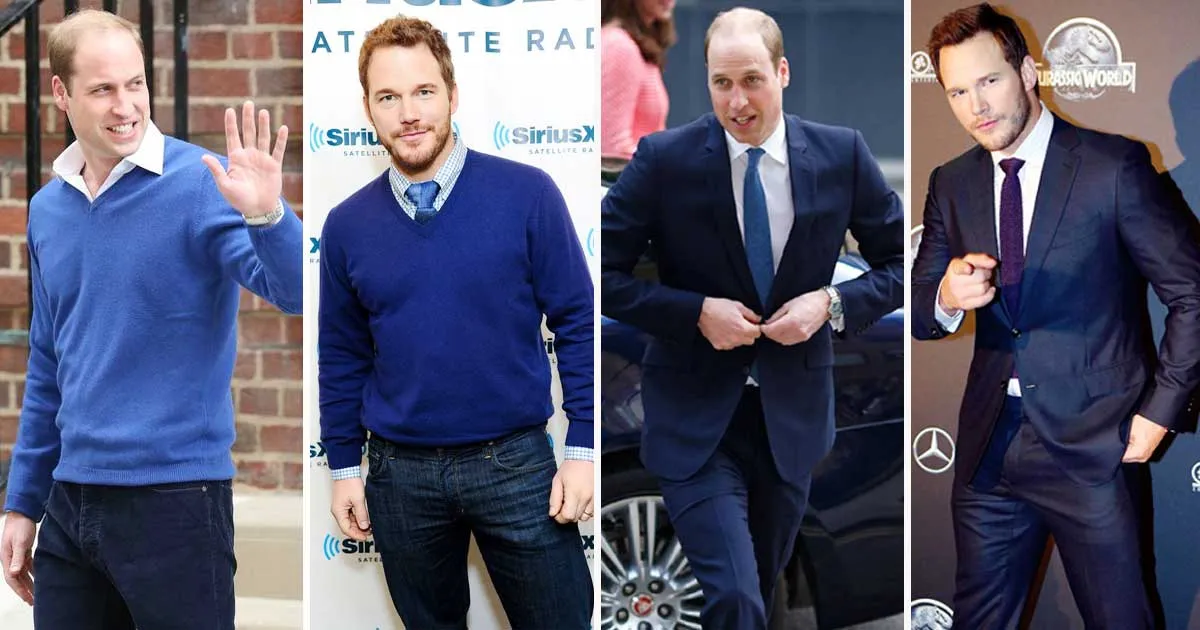 Sama-sama Ultah, 6 Bukti Chris Pratt dan Pangeran William itu Kembar
