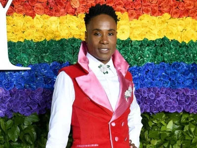 gaya gaun bentuk rahim billy porter di tony awards 2019