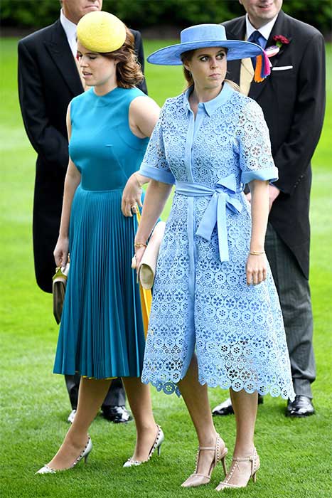 putri beatrice dan eugine di royal ascot 2019