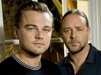 russell crowe dan leonardo dicaprio beli dinosaurus 1