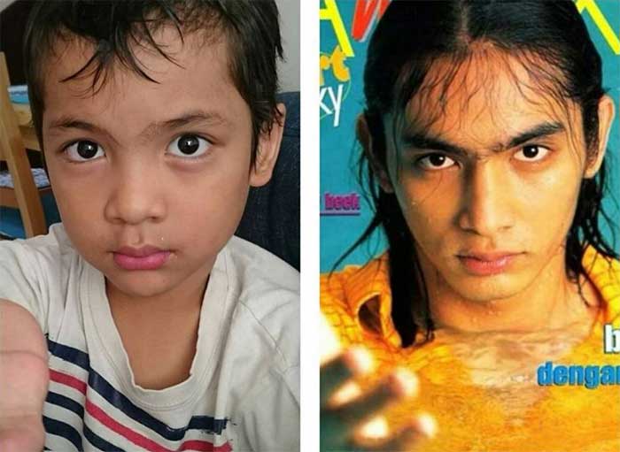 Anak artis mirip ayah