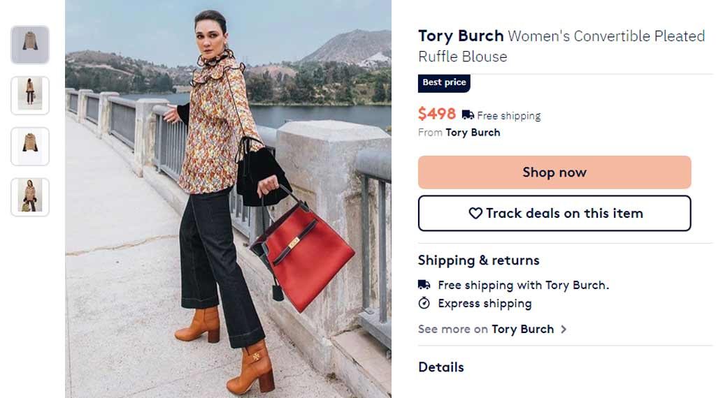 harga outfit luna maya pemotretan 3