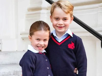 virus corona sekolah pangeran george hari-pertama-putri-charlotte-sekolah