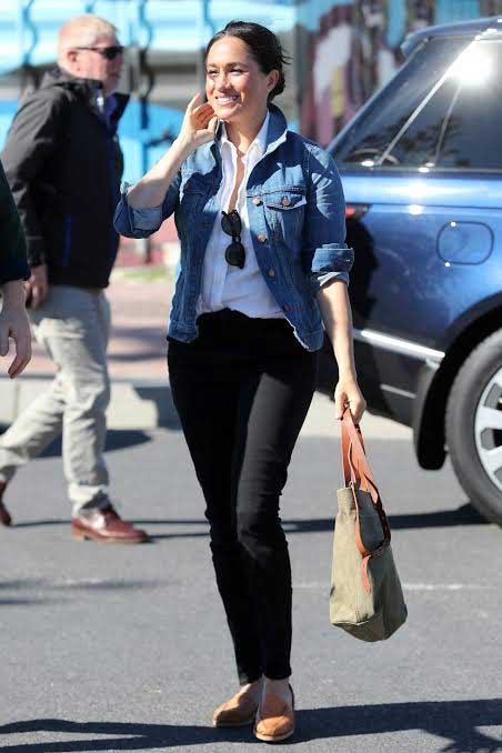 meghan-markle jaket denim