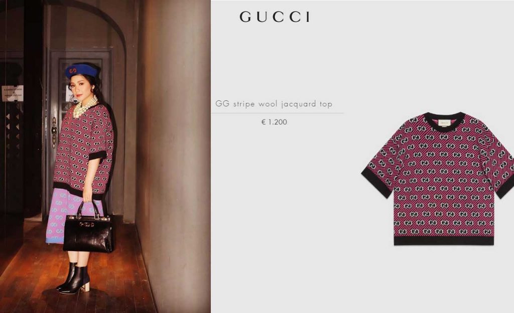 baju-nagita-slavina-gucci