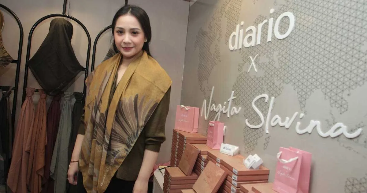 Nagita Slavina Luncurkan Scarf Sebelum Keliling Dunia dan Berhijab