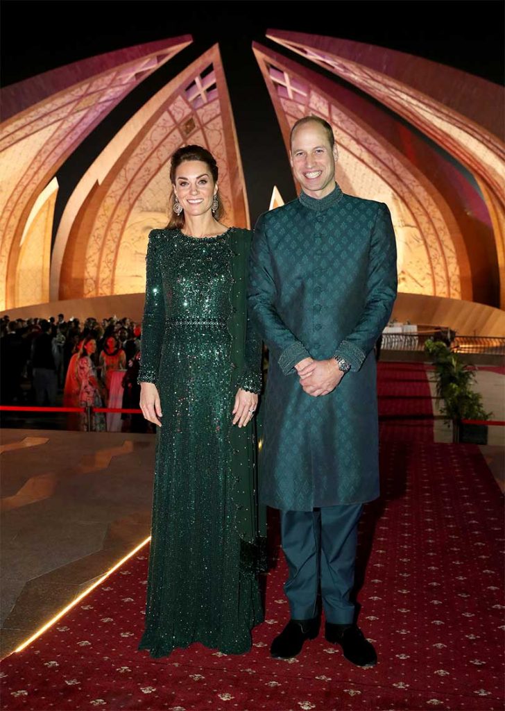 gaun-hijau-kate-middleton-di-pakistan