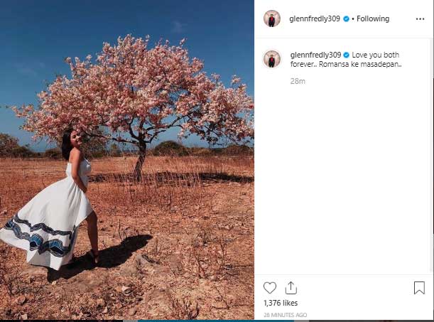 istri-glenn-fredly-hamil mutia ayu
