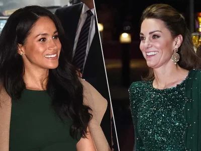 kate-middleton-dan-meghan-markle-baju-hijau