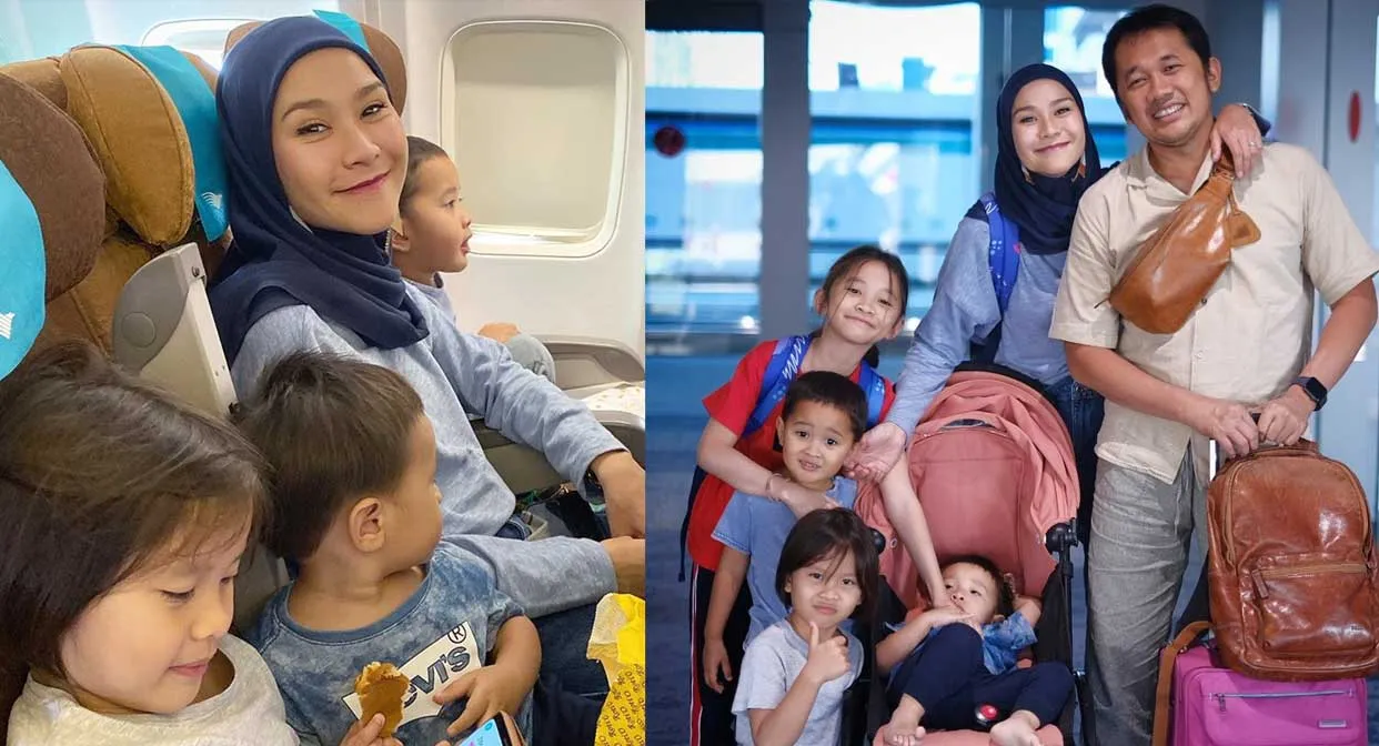 Tips Ala Zaskia Adya Mecca Saat Ajak Anak-anak Naik Pesawat