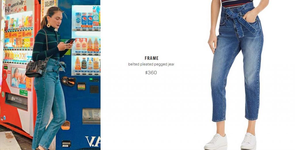 Frame-(Belted-Pleated-Pegged-Jean)