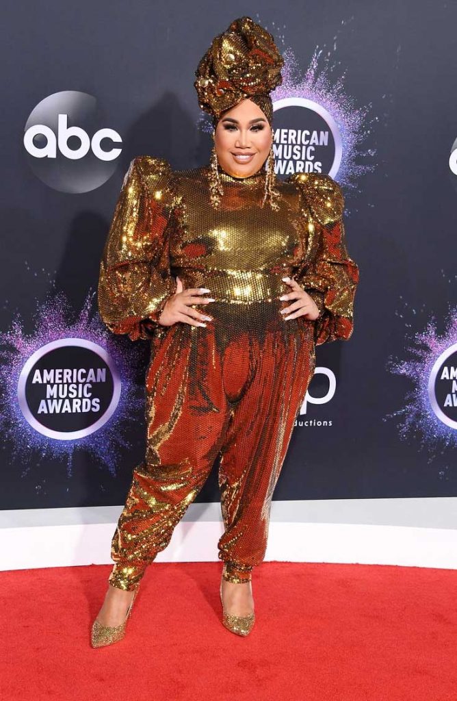 gaya-unik-american-music-awards-2019 patrick starrr