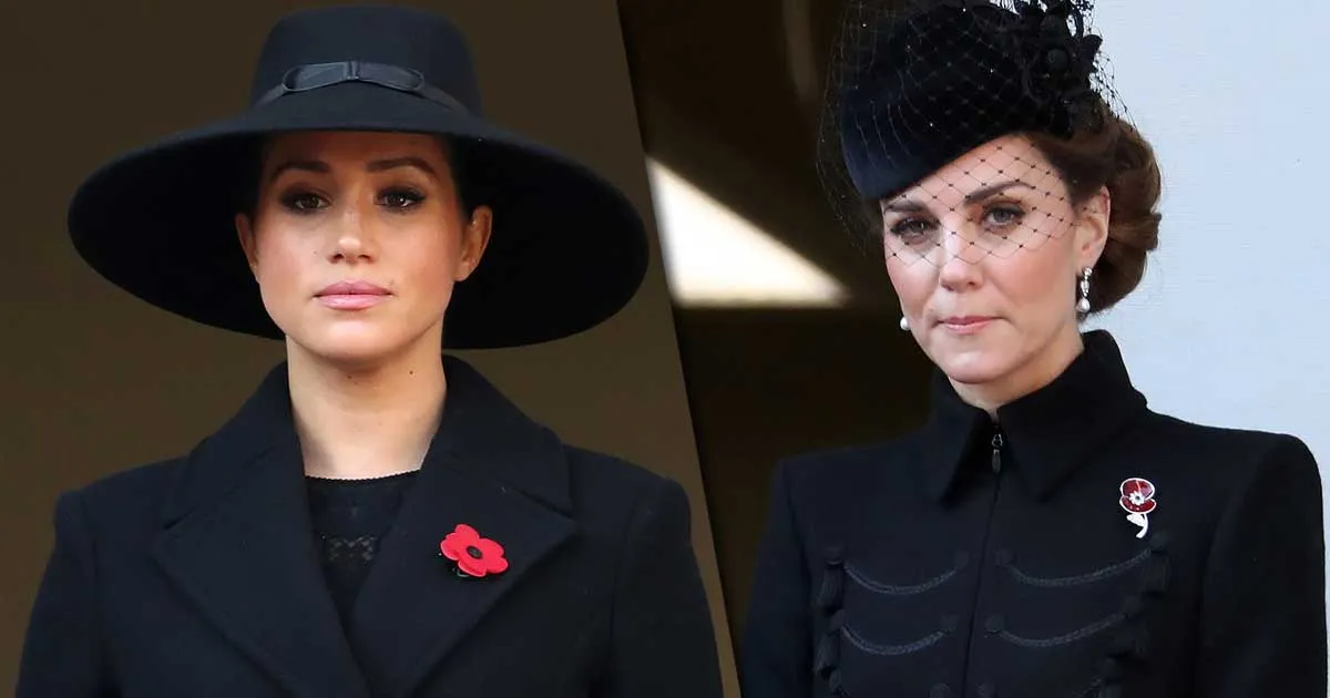 Mengapa Kate dan Meghan Jaga Jarak di Remembrance Day?