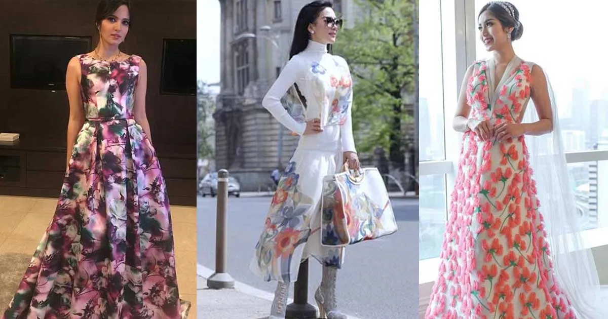 Gaya 8 Seleb dengan Outfit Floral yang Diprediksi Ngetren di 2020