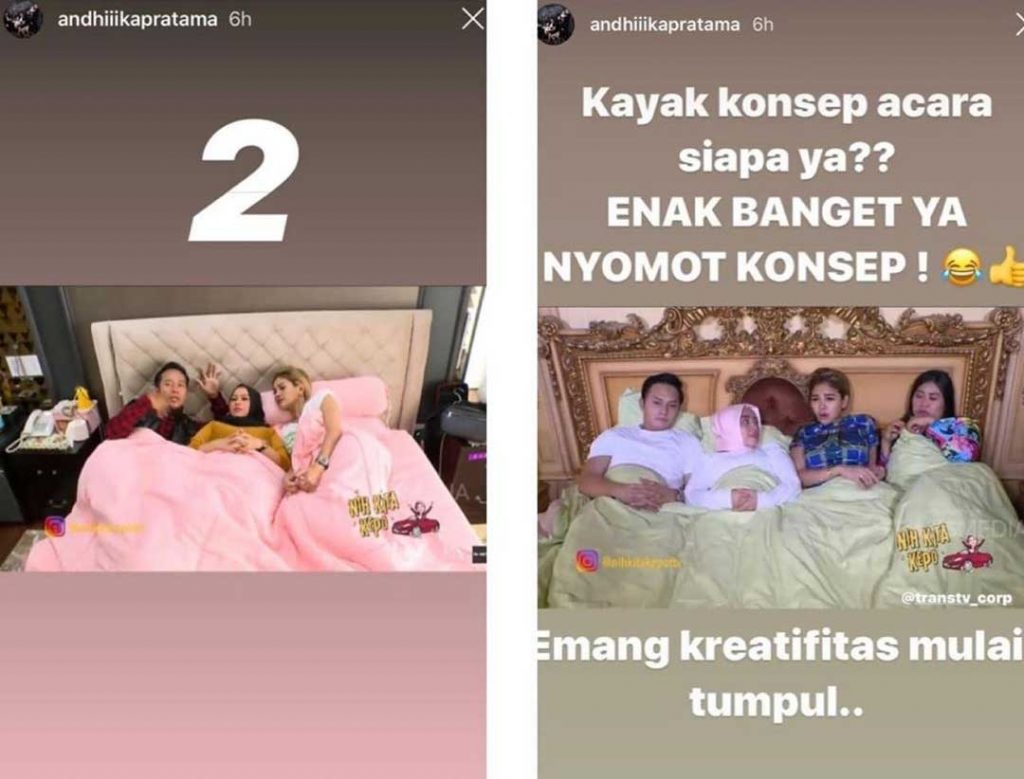 Nikita Mirzani dan Andhika Pratama