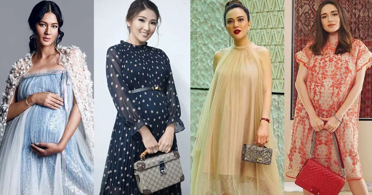 Stylish! 8 Gaya Artis Hamil saat Pergi Kondangan Ini Gampang Disontek