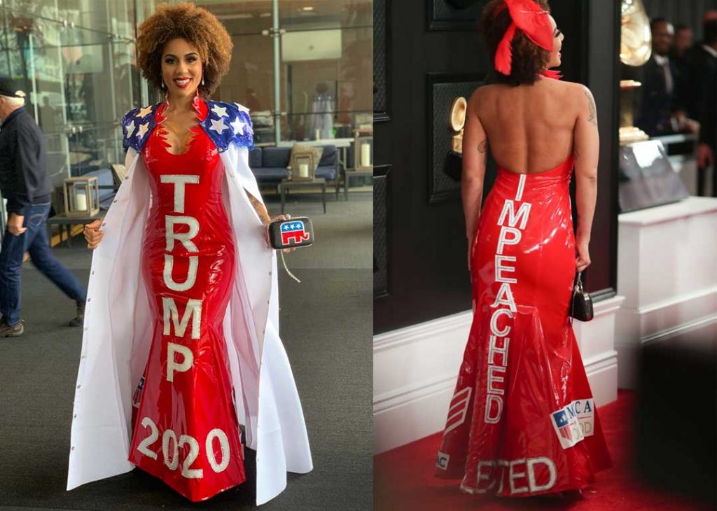 joy-villa dukung trump di grammy awards 2020