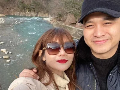 Gilang Dirga dan Istri