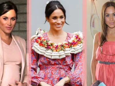 baju-merah-muda-meghan-markle