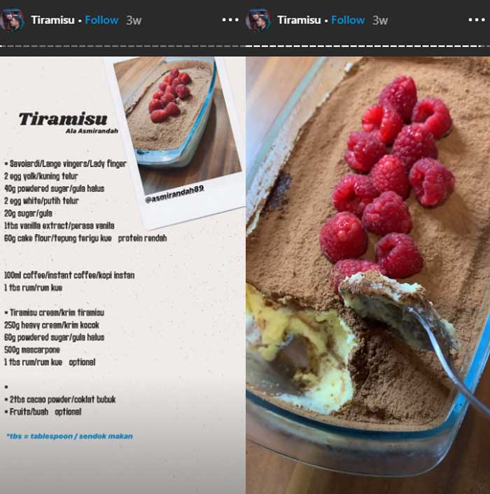 Masakan Asmirandah