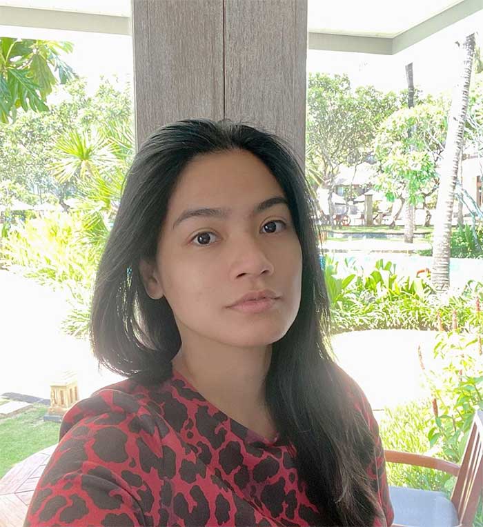 Titi Kamal tanpa makeup