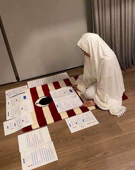 lulu tobing belajar agama