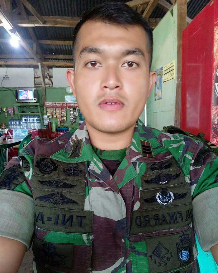 Anak artis jadi tentara