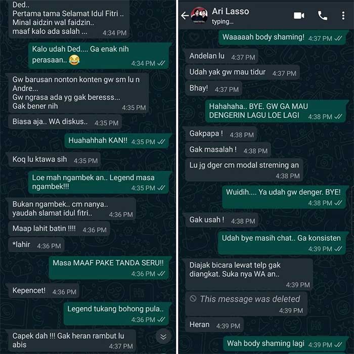 Deddy Corbuzier dan Ari Lasso