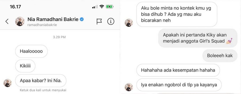 chat-nia-ramadhani-dan-kiky-saputri
