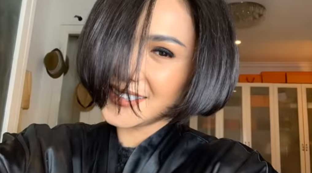 yuni-shara-hasil-potong-rambut