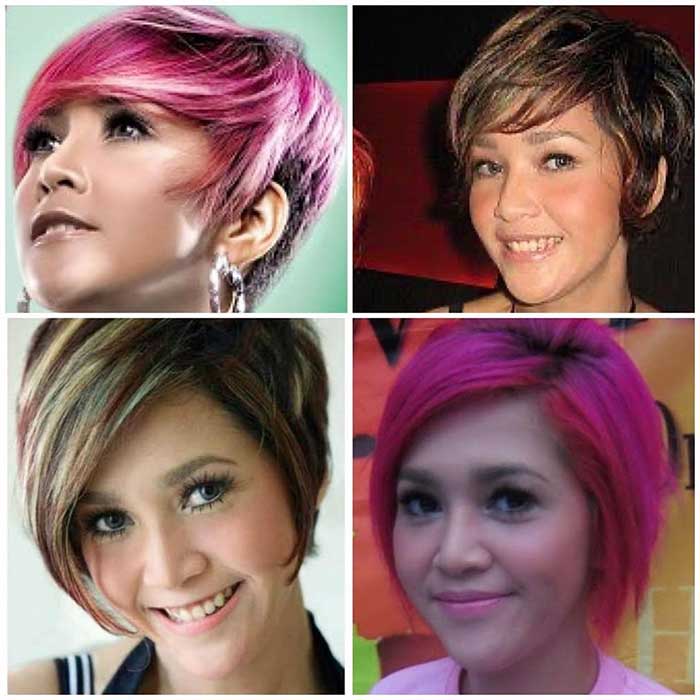 Gaya rambut Maia Estianty