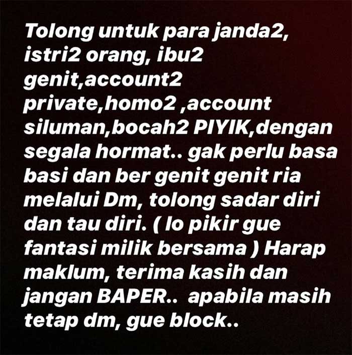Instagram Fauzi Baadilla
