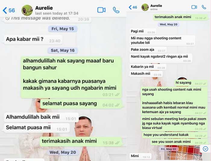 Krisdayanti dan Aurel Hermansyah