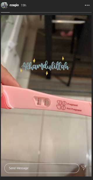 istri-eza-gionino-hamil-lagi