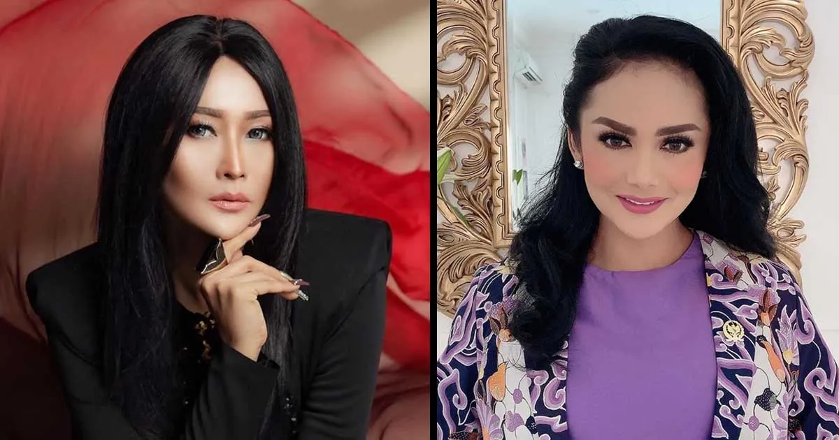 Tampil Bareng, Gaya Kembar Inul Daratista dan Krisdayanti Disorot