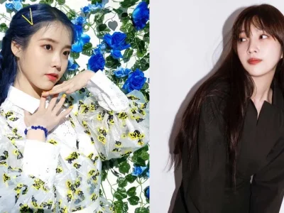 IU-dan-Joy-red-velvet-baju-sama-kembar