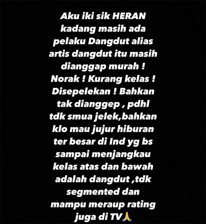Inul Daratista curhat