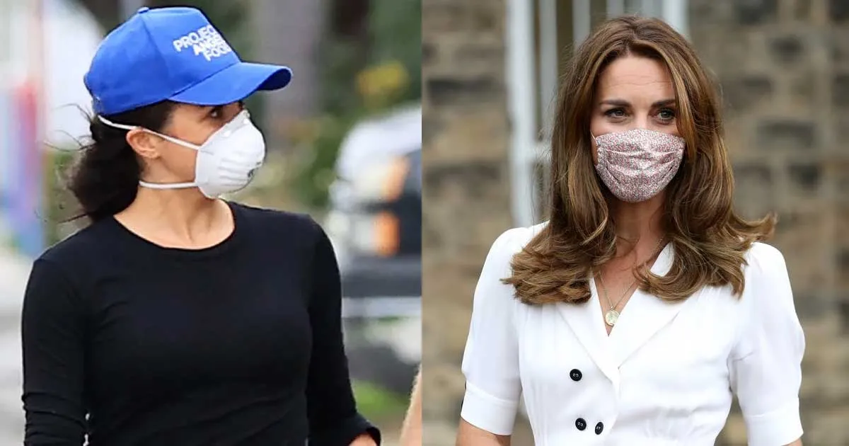 Adu Gaya Kate vs Meghan saat Pakai Masker di Tengah Pandemi