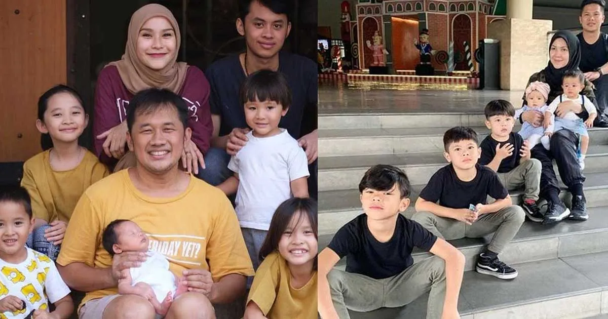 Rame Banget! 5 Seleb Ini Punya Anak Lebih dari Empat