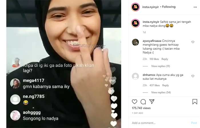 Instagram Nadia Mustika Rahayu