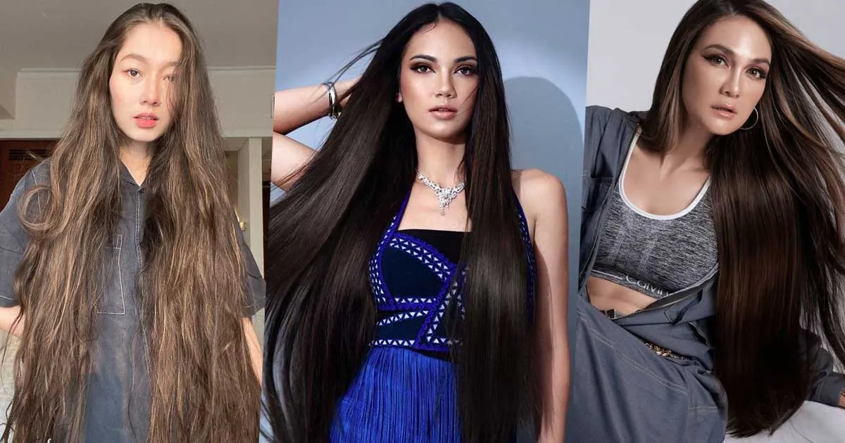 Pamer Rambut Super Panjang, 9 Artis Indonesia Ini Cocok Jadi Rapunzel