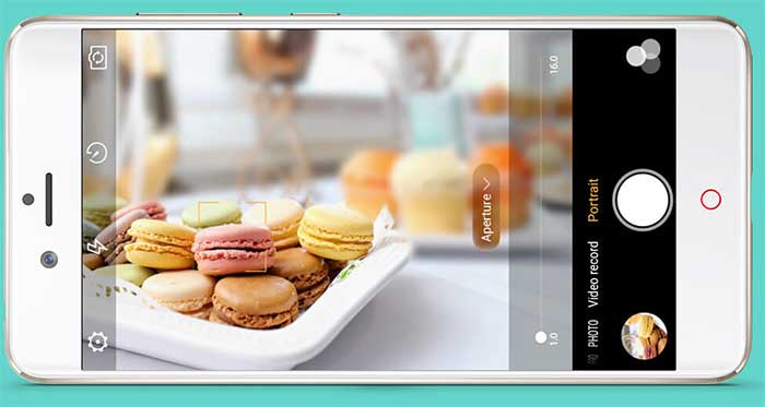 Foto makanan dengan smartphone