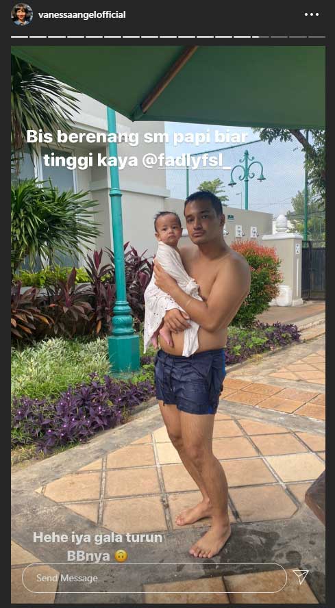 anak-vanessa-berenang