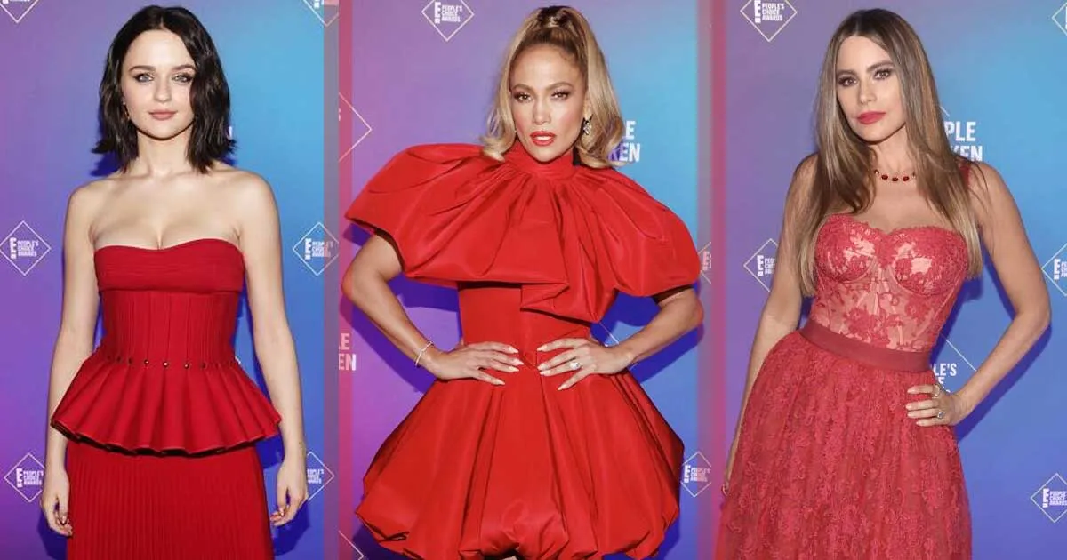 5 Artis Ini Tampil Cetar dengan Baju Merah di People’s Choice Awards