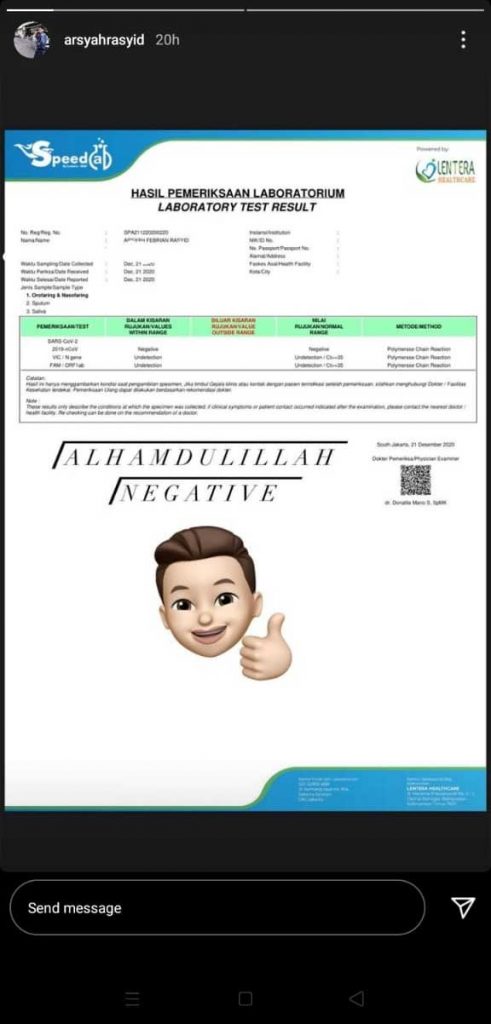 hasil-tes-arsyah-rasyid